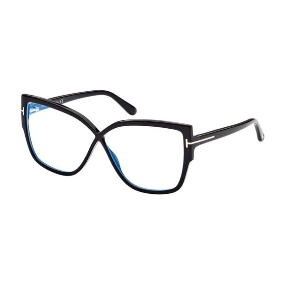 NEW TOM FORD EYEGLASSES BLACK WOMEN CAT EYE EYEWEAR - Picture 1 of 3